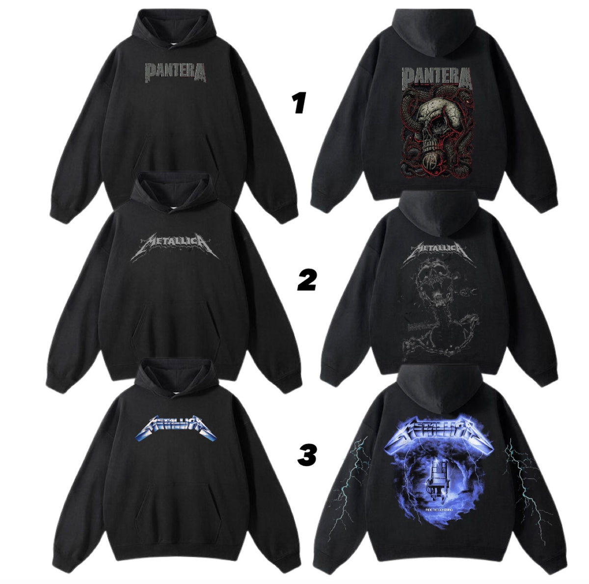 Bands hoodies