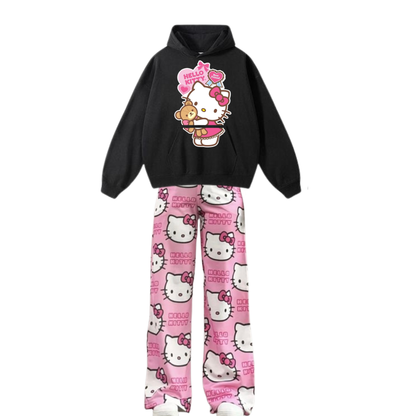 Hello kitty set Hoodie💗